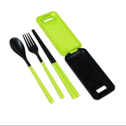 Set Cutlery Fork Chopsticks Spoon Camping Picnic for Kids