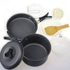 8Pcs Outdoor Cookware Picnic Bowl Pot