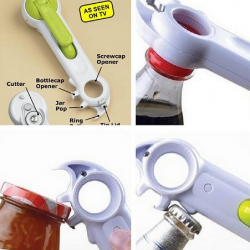 6 in 1 Multi-Function Bottle+Can+Jar Opener